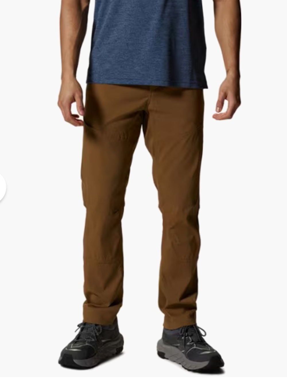 Mountain Hardwear AP Active Pants Brown Men's Size 38 x 30 Hiking Leg Roll Up